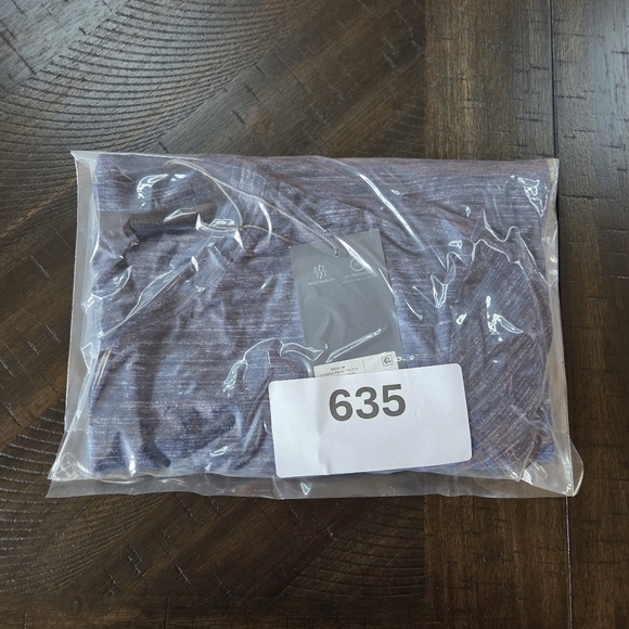 VRST Men's Medium Essential Pocket Tee HTR Darker Ardosia Blue Marble New Work - Picture 8 of 8